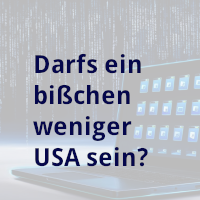 Darfs ein bißchen weniger USA sein?